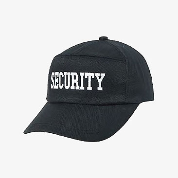 보안업체 단체모자