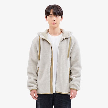 헤비 후드 플리스자켓