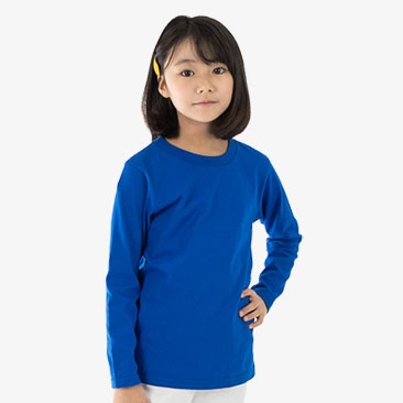 아동 고급 17수 면티 긴팔