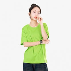 쿨론 삼색 뒷목해리 반팔