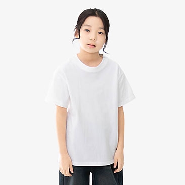 비캔버스 아동 고급 18수 오버핏 반팔