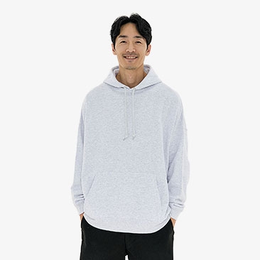 빅실루엣 오버핏 쭈리 후드티셔츠