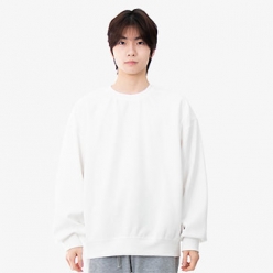 비캔버스 특양면 오버핏 맨투맨