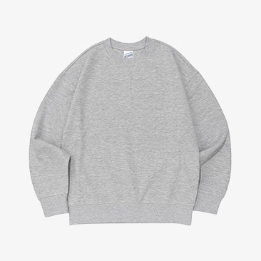 비캔버스 특양면 오버핏 맨투맨