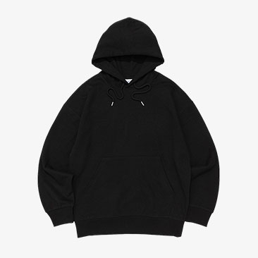 비캔버스 특양면 오버핏후드