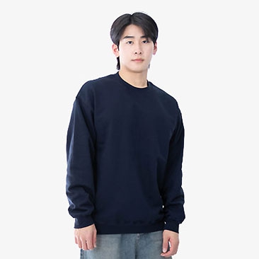 링스펀면 기모맨투맨 USA FIT
