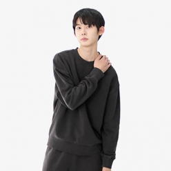 비캔버스 피그먼트 쭈리 오버핏 맨투맨