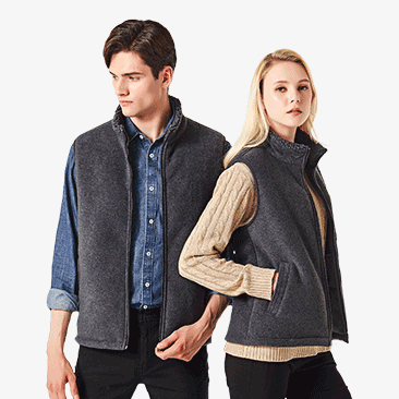 폴라플리스 양털 본딩조끼