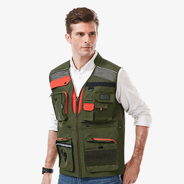 타스란 투톤 망사조끼