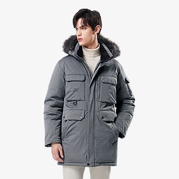 스판 오리털 파카