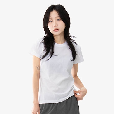 베이직 30수 여성용 면티 반팔