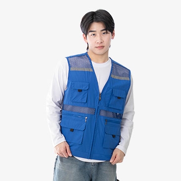 왕망사 반사띠 조끼