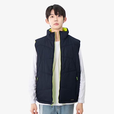 리버시블 에어로 패딩조끼