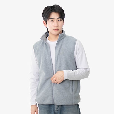 양털 플리스 조끼