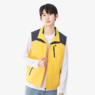 앞포켓 캐주얼 조끼