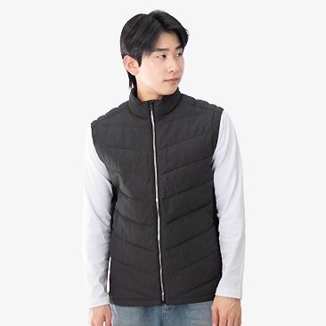 카치온 V넥 웰론 패딩조끼