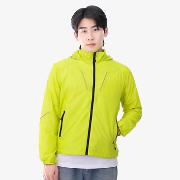 지퍼배색 초경량 바람막이