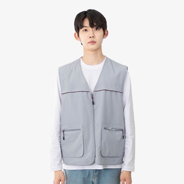 옆선망사 사계절 조끼