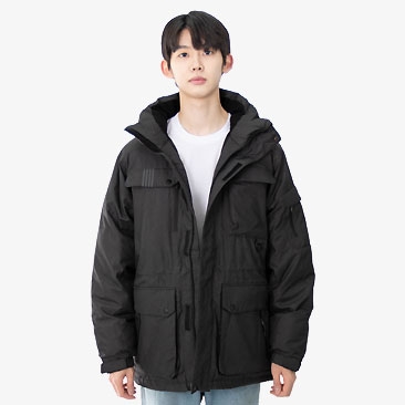 티타늄 하프 패딩