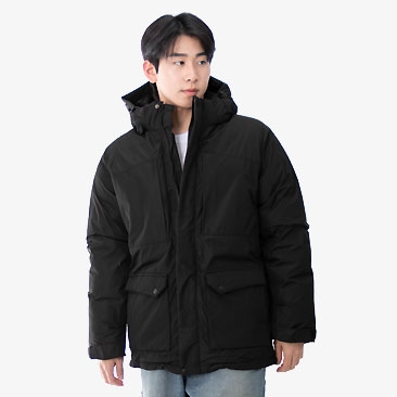 하프 본딩 패딩 점퍼