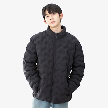 테잎 퀄팅 숏패딩