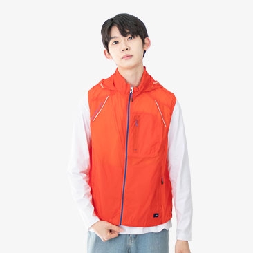 초경량 후드 조끼