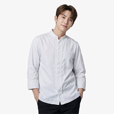 플리츠 7부 조리복