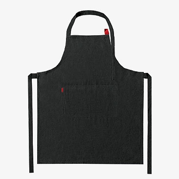 린넨 포인트 앞치마
