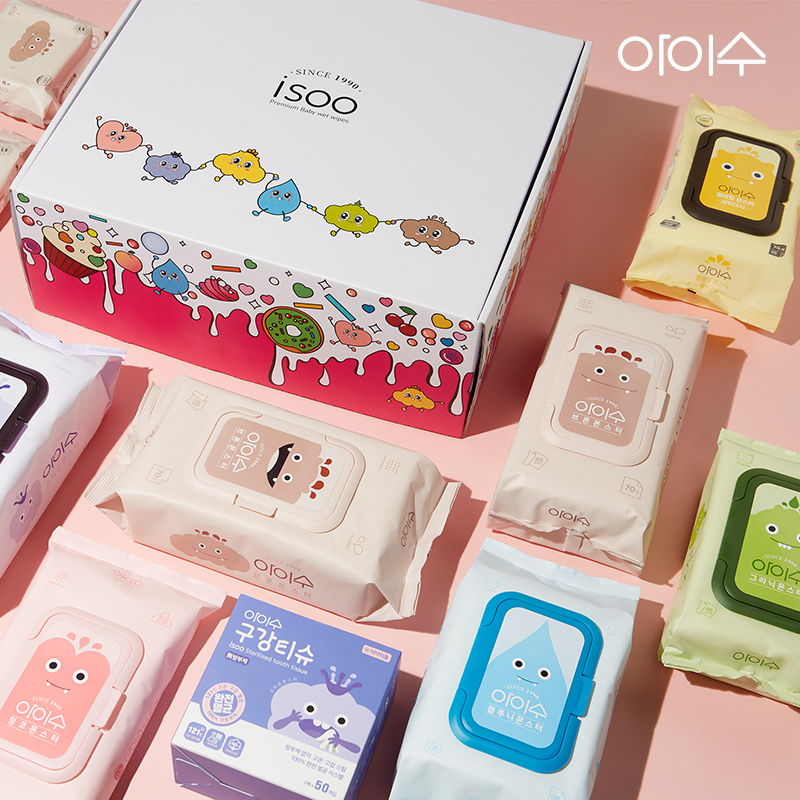 아이수 물티슈 GIFT BOX 8종