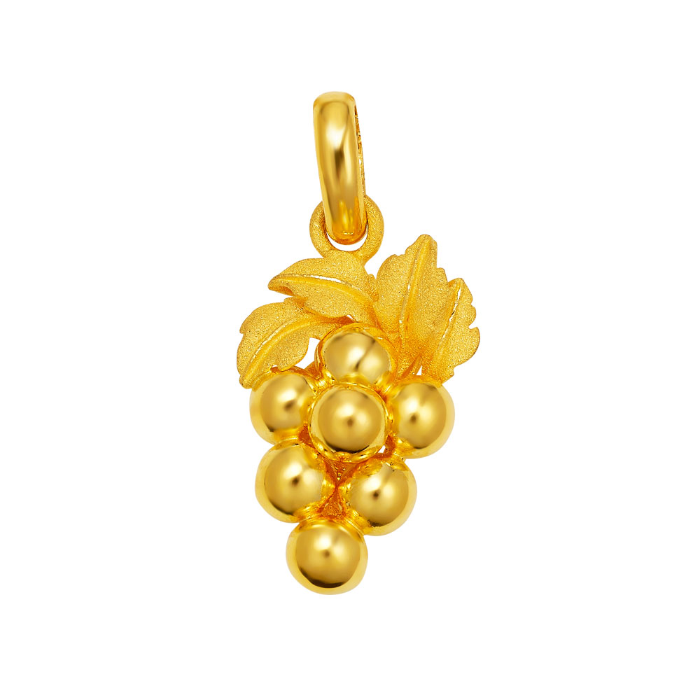 볼륨 포도 펜던트 24K 순금 11.25g
