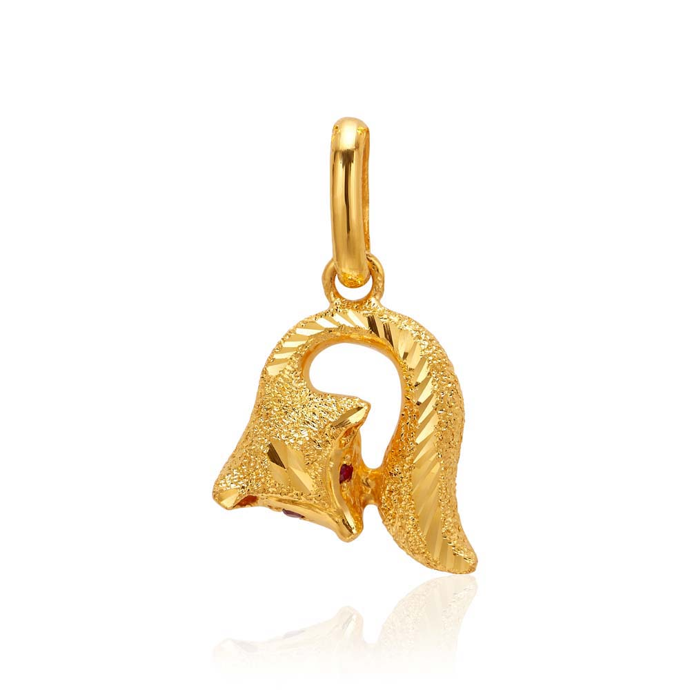 루비 여우 팬던트 24K 순금 7.5g