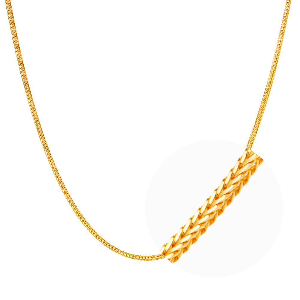 폭스체인 목걸이 24K 순금 7.5g