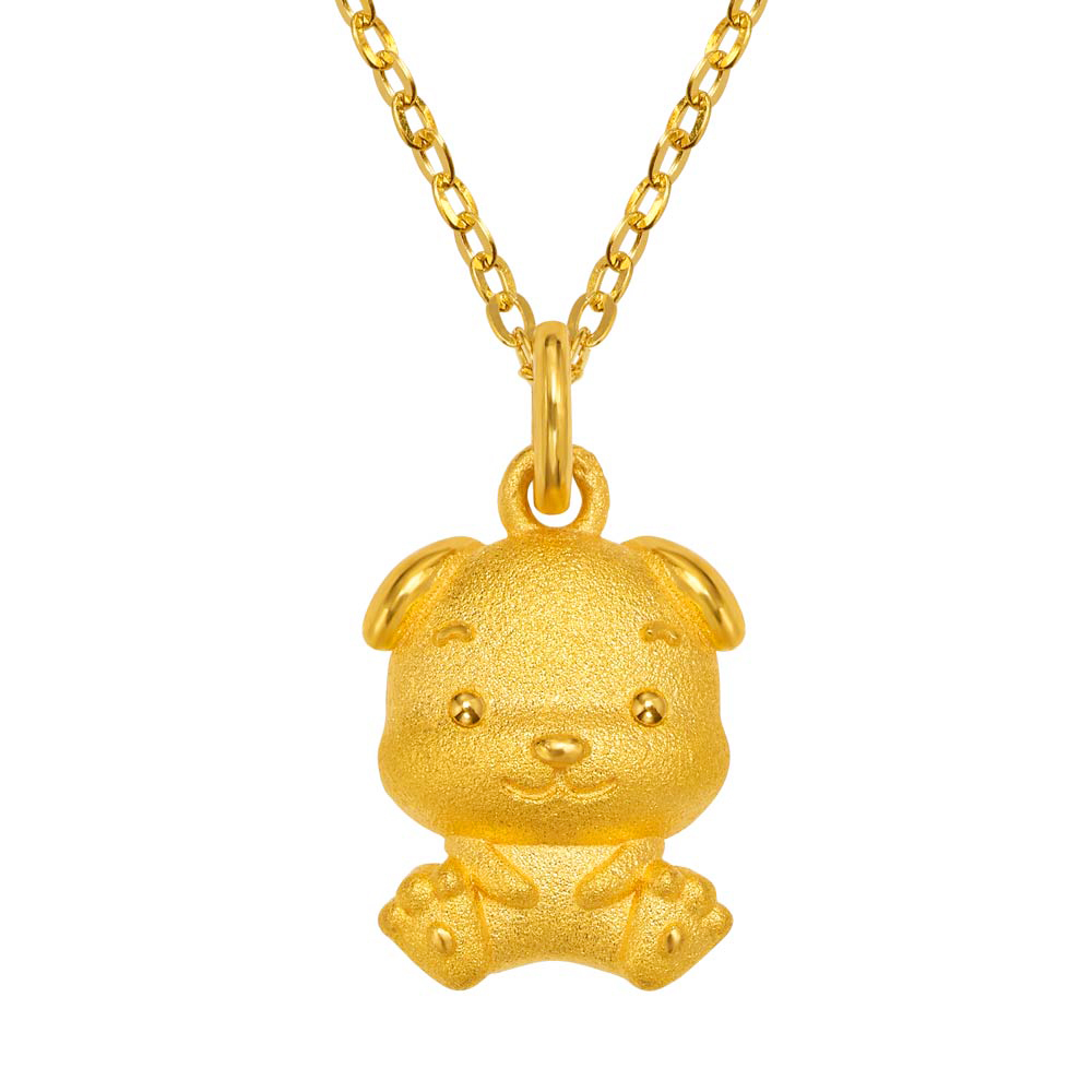 개 돌목걸이 24K 순금 3.75g