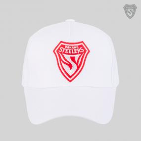 스틸러스 엠블럼 볼캡 화이트
