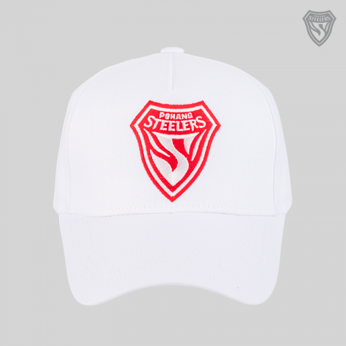 스틸러스 엠블럼 볼캡 화이트