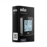 BRAUN 정식수입품 무소음 디지털 스누즈알람 탁상시계 BC08B 라이트기능 (58mm)