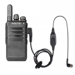 DRT-480 디지털 무전기용 일체형 이어폰 리시버 이어마이크