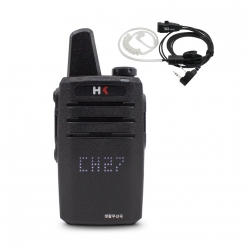 [목걸이줄 증정] HD-400 히든디스플레이 생활무전기 리시버포함 1대 풀세트