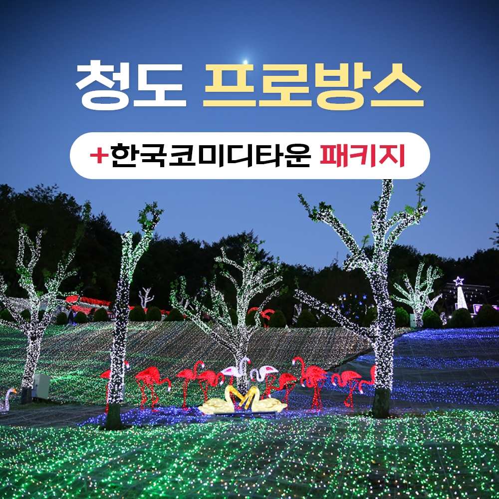경북e누리 청도 한국코미디타운+프로방스포토랜드