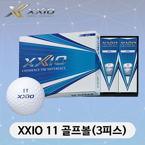 던롭 젝시오 XXIO 11 화이트 골프공 3피스 2020년