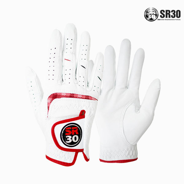 SR30 프리미엄 천연양피 여성용 기능성 양손 골프장갑