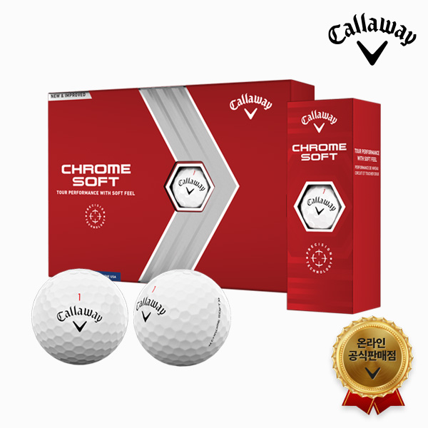 캘러웨이 크롬소프트 22 CHROME SOFT 3PC 골프볼 골프공 2022년