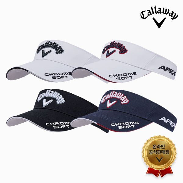 캘러웨이 TOUR VISOR 투어 바이저 썬캡 골프모자 남성용 2022년