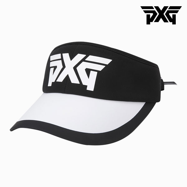 [카네 정품] PXG 우먼스 컬러 블록 리본 바이저 썬캡 골프모자 2022년