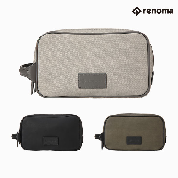 레노마골프 RMABK3825 코팅 패브릭 배색 포인트 골프 파우치백 2021년