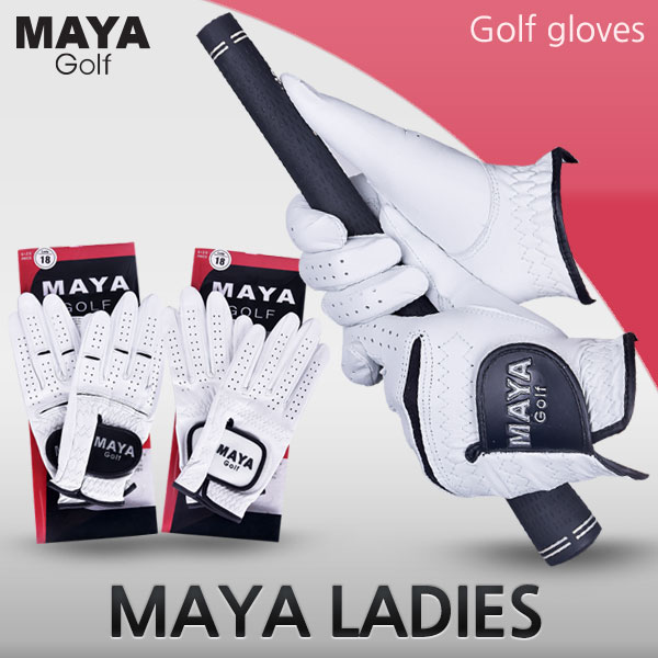 MAYA GOLF 마야 양피 양손 골프장갑 여자양손