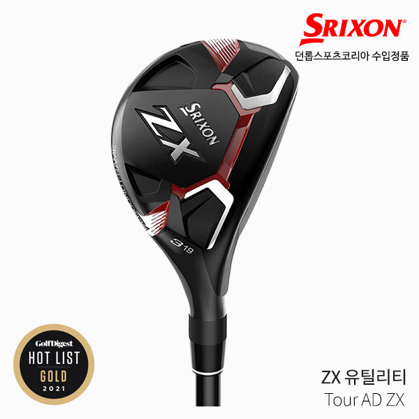 던롭 스릭슨 ZX 유틸리티 하이브리드 남성 Tour AD ZX 2021년