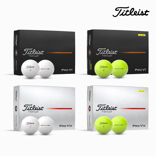 타이틀리스트 PRO V1 V1X 골프볼 골프공 2025년