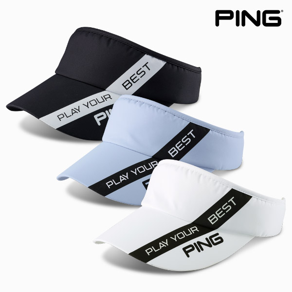 핑 슬로건 와이드 바이저 골프모자 남성 2023년