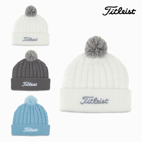 타이틀리스트 케이블 니트 폼폼 TH21WCKNP 겨울모자 골프모자 2021년